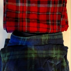 Croft & Barrow pj pants red/green
